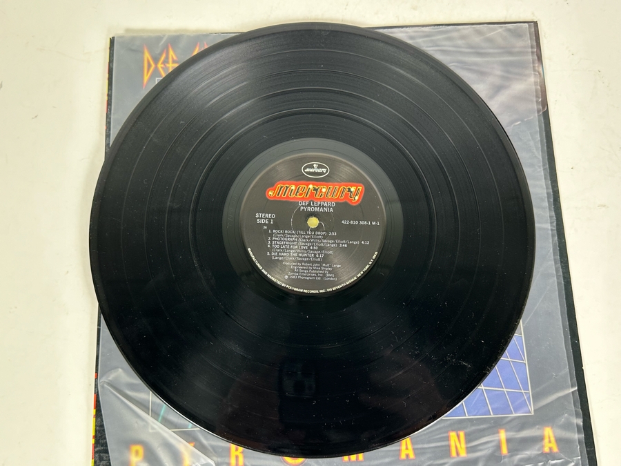 Def Leppard Pyromania Vinyl Record [Photo 3]