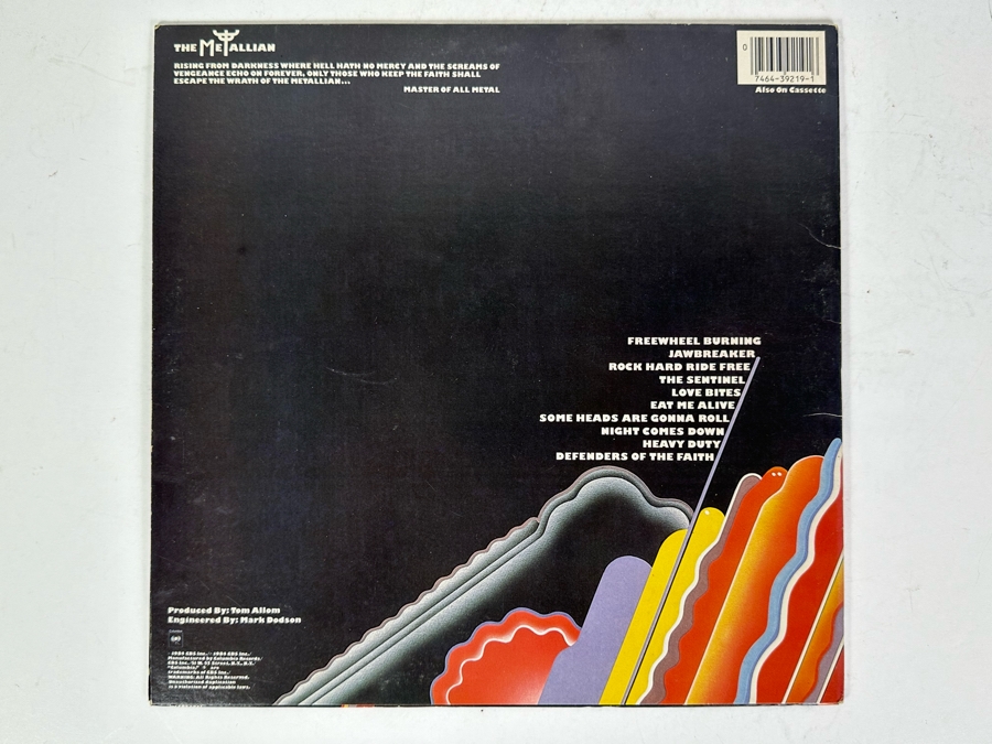 Judas Priest Defenders Of The Faith Vinyl Record [Photo 2]