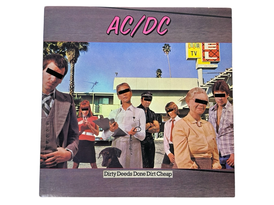 AC/DC Dirty Deeds Done Dirt Cheap Vinyl Record [Photo 1]
