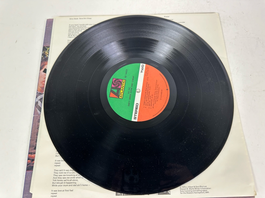 AC/DC Dirty Deeds Done Dirt Cheap Vinyl Record [Photo 5]