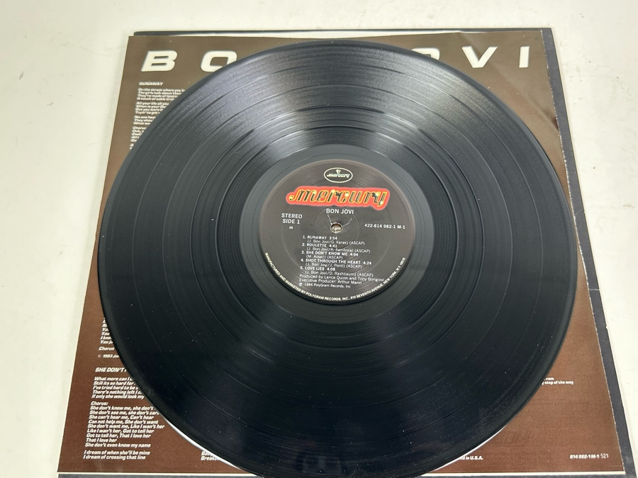 Bon Jovi - Bon Jovi Vinyl Record [Photo 4]