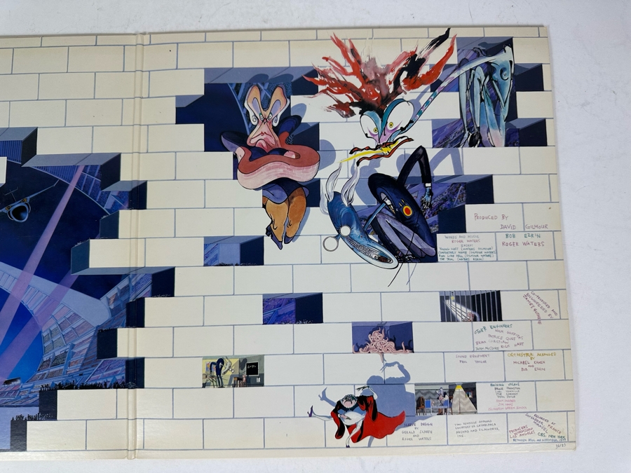 Pink Floyd The Wall Vinyl Records (2 Records) [Photo 5]