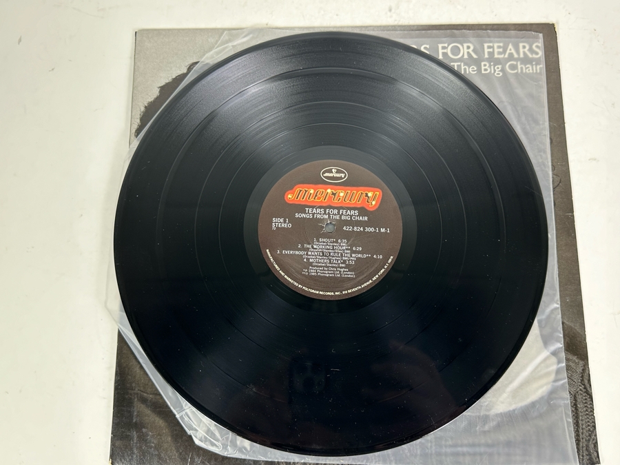 Tears For Fears Songs From The Big Chair Vinyl Record [Photo 4]