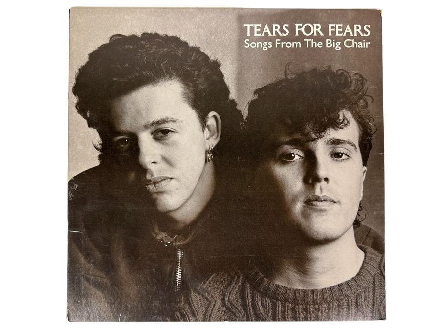 Tears For Fears Songs From The Big Chair Vinyl Record [Photo 1]