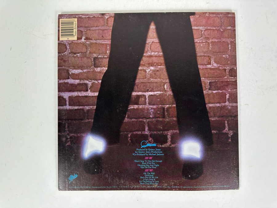 Michael Jackson Off The Wall Vinyl Record [Photo 3]