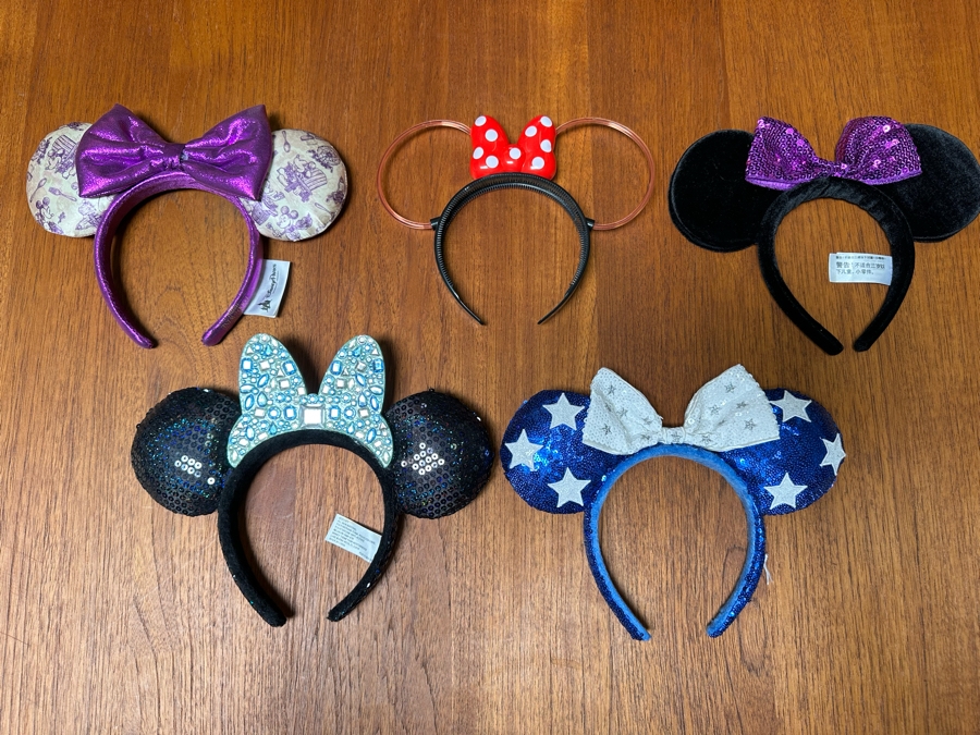 Five Vintage Disneyland Mickey Mouse Ears