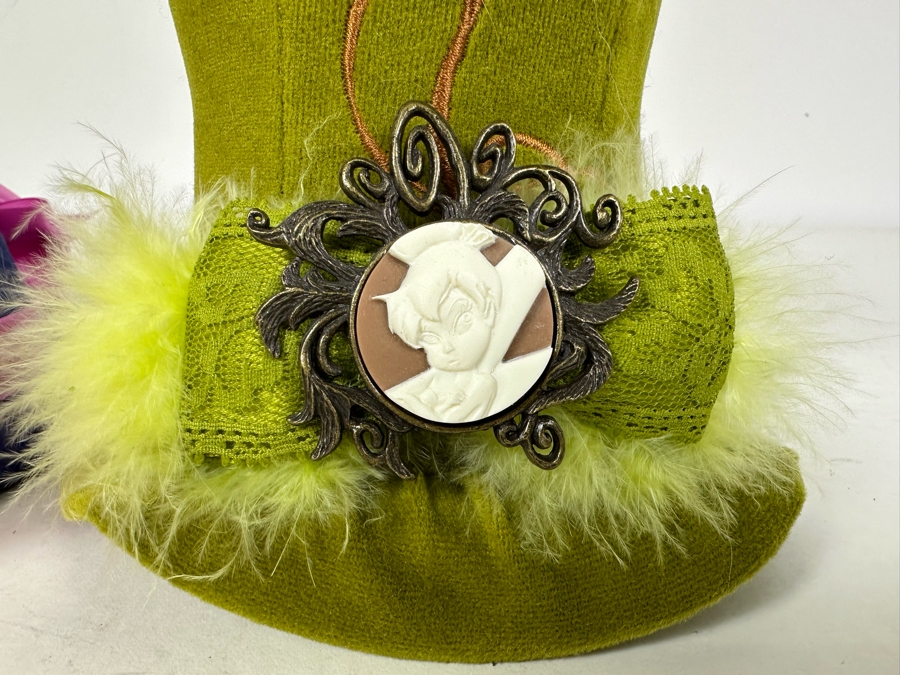 Disney Parks Cheshire Cat & Tinker Bell Mini Hat 5'H [Photo 4]
