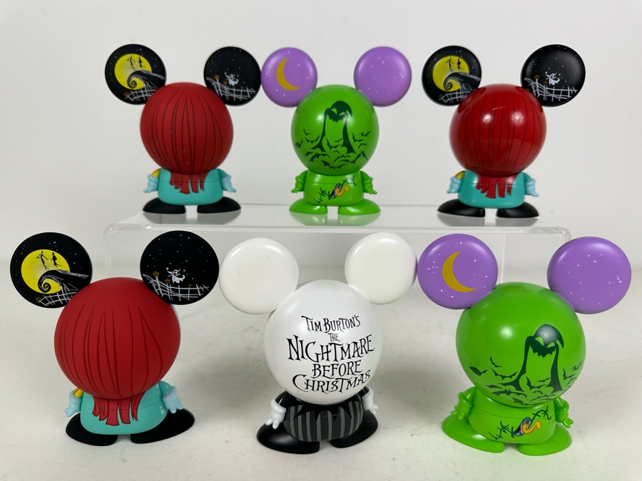 (6) Disney Shorts Vinyl Collectible Toy Art By Francisco Herrera Tim Burton's The Nightmare Before Christmas [Photo 8]