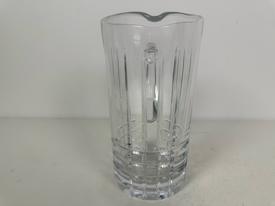Tiffany and Co. Plaid Crystal Pitcher 9.25'H [Photo 3]