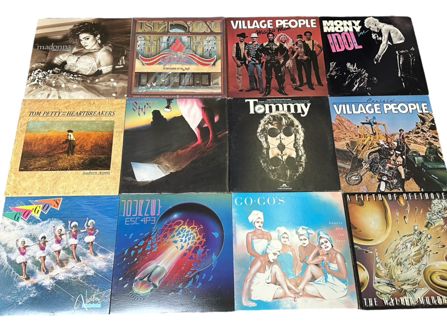 Twelve Vinyl Records