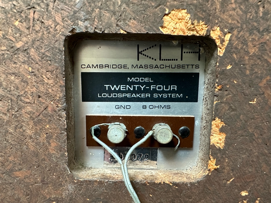 Pair Of Vintage KLH Model Twenty-Four Loudspeakers - Tested [Photo 7]