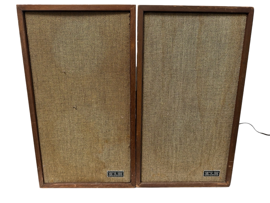 Pair Of Vintage KLH Model Twenty-Four Loudspeakers - Tested