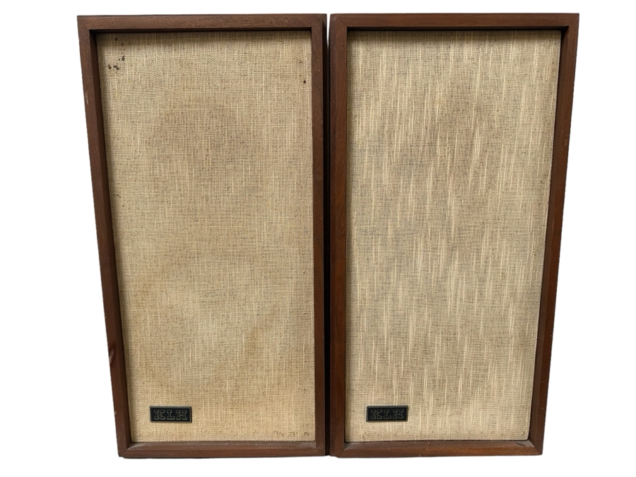 Pair Of Vintage KLH Model Seventeen Loudspeakers - Tested 23'H