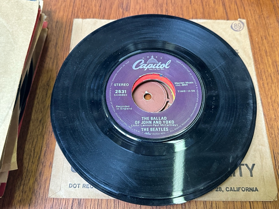 Collection Of Vintage 45rpm Vinyl Records [Photo 5]