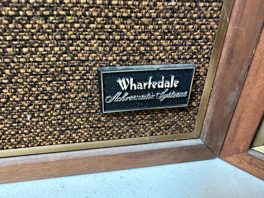 Pair Of Vintage Wharfedale Model W35 Loudspeakers - Tested 15'H [Photo 5]
