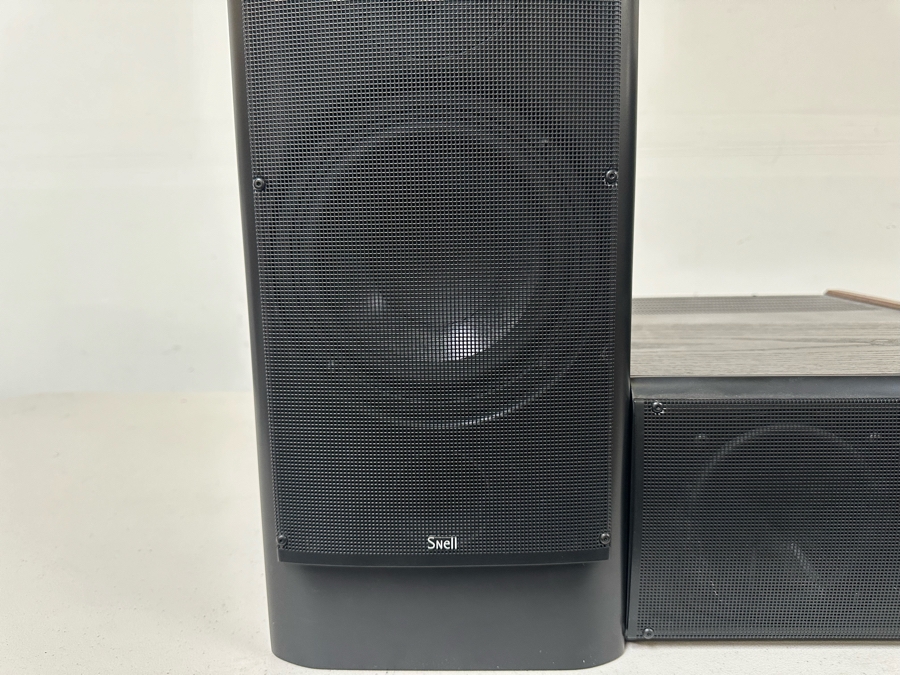 Snell Loudspeaker System Pair Of K.5 Monitors 18'H & CR.5 Center Channel - Tested [Photo 2]