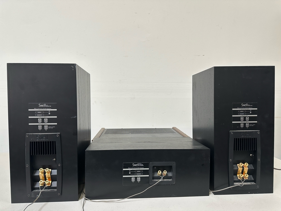 Snell Loudspeaker System Pair Of K.5 Monitors 18'H & CR.5 Center Channel - Tested [Photo 5]