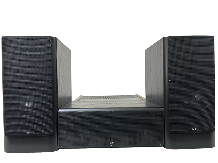 Snell Loudspeaker System Pair Of K.5 Monitors 18'H & CR.5 Center Channel - Tested