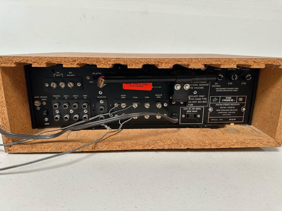 The Fisher 195 AM-FM Stereo Receiver - Tested [Photo 7]