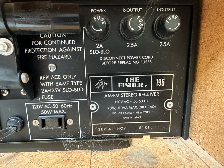 The Fisher 195 AM-FM Stereo Receiver - Tested [Photo 10]