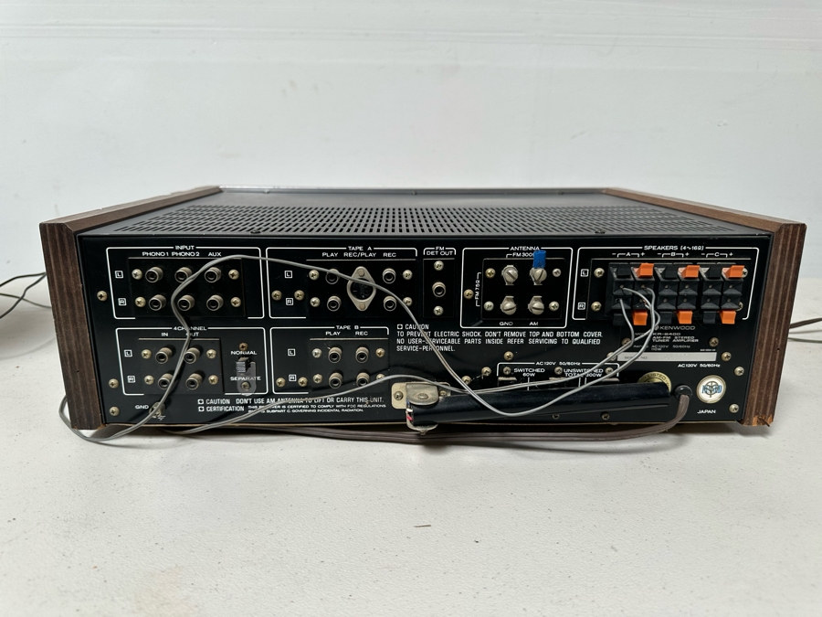 Kenwood Solid State AM/FM Stereo Receiver Model KR-6400 - Tested [Photo 10]