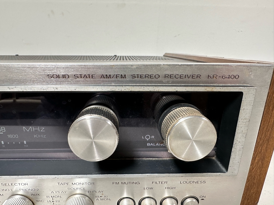 Kenwood Solid State AM/FM Stereo Receiver Model KR-6400 - Tested [Photo 6]