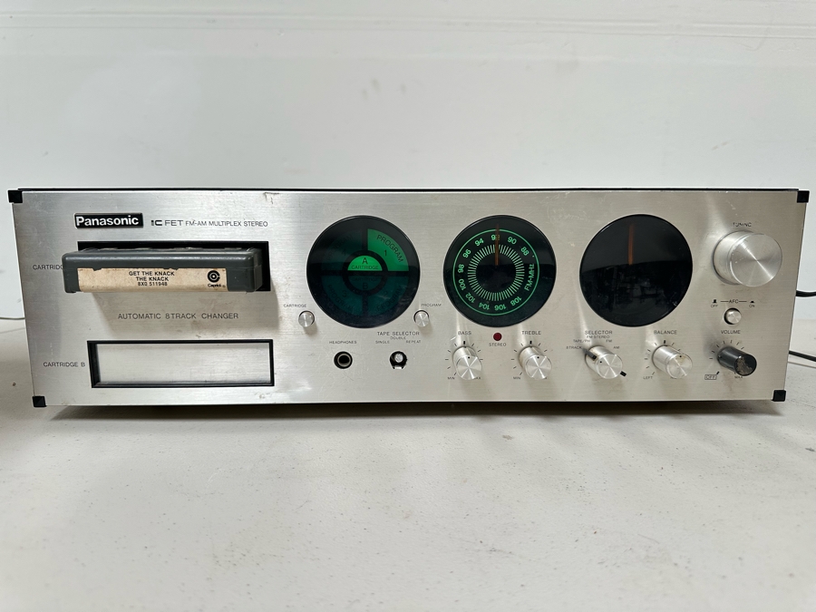 Panasonic Model RE-8250 FM/AM Stereo Receiver With Pair Of 8-Track Players Comes With The Knack - Get The Knack 8-Track - Tested Light On AM Dial Not Working (Right) [Photo 3]