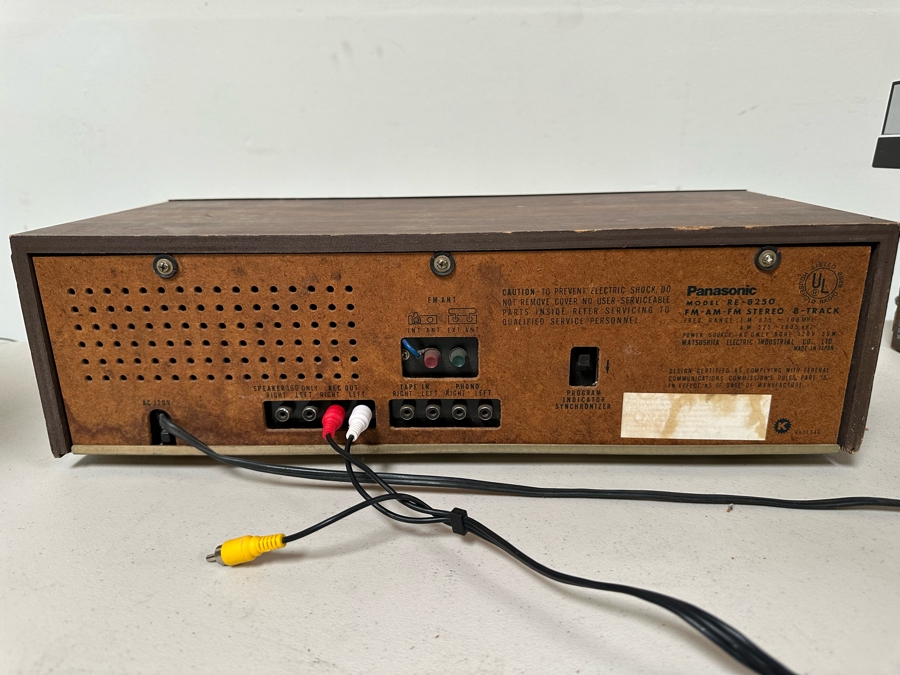 Panasonic Model RE-8250 FM/AM Stereo Receiver With Pair Of 8-Track Players Comes With The Knack - Get The Knack 8-Track - Tested Light On AM Dial Not Working (Right) [Photo 8]