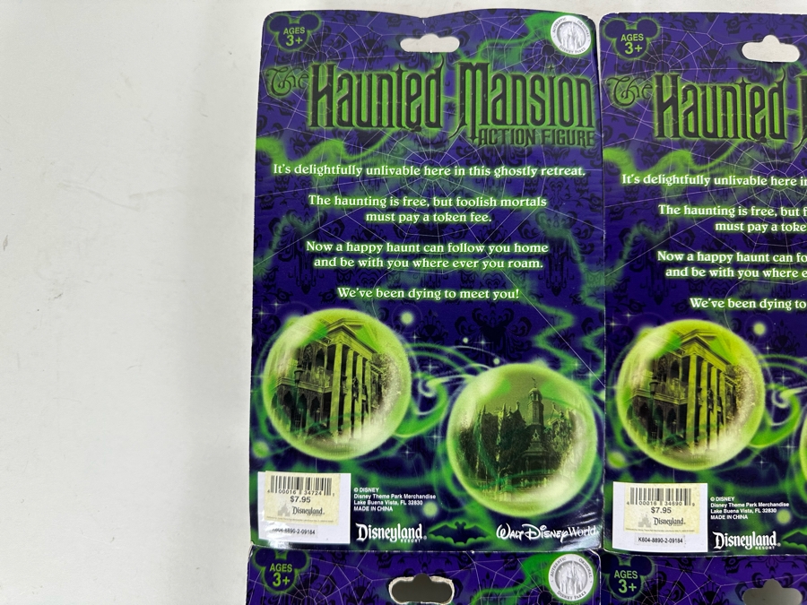 Disneyland The Haunted Mansion Action Figures New In Packaging: Bride, Prisoner Hitch Hiking Ghost, Skeleton Hitch Hiking Ghost & Traveler Hitch Hiking Ghost [Photo 14]