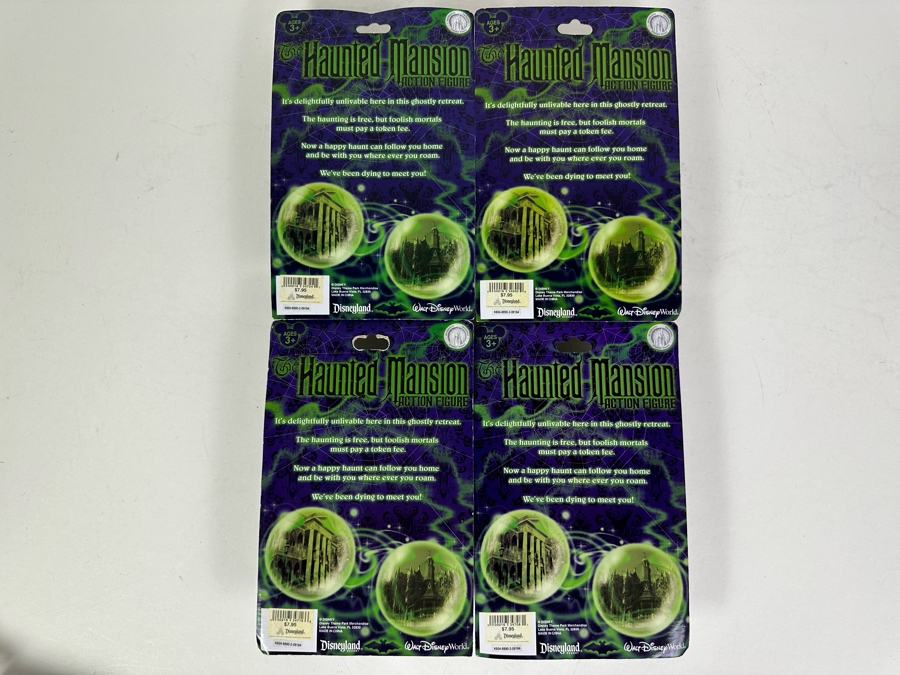 Disneyland The Haunted Mansion Action Figures New In Packaging: Bride, Prisoner Hitch Hiking Ghost, Skeleton Hitch Hiking Ghost & Traveler Hitch Hiking Ghost [Photo 13]