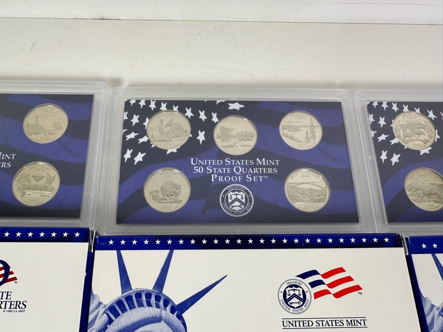 Coin Collection Featuring United States Mint Proof Sets For Years 2003, 2005 & 2006 Plus Graded 1961 Silver Dime & 1963 Nickel Plus 1999 Susan B. Anthony Proof Coin [Photo 6]