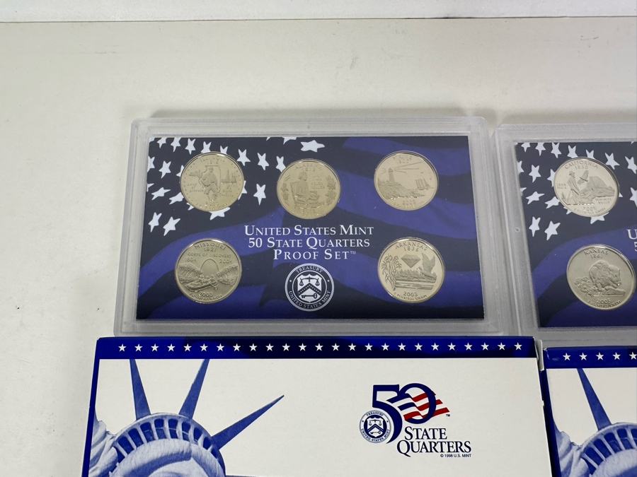 Coin Collection Featuring United States Mint Proof Sets For Years 2003, 2005 & 2006 Plus Graded 1961 Silver Dime & 1963 Nickel Plus 1999 Susan B. Anthony Proof Coin [Photo 4]