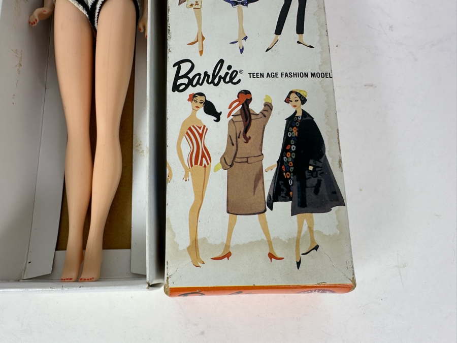 Mattel Barbie Special Edition Reproduction Of The 1959 Original Barbie Doll Stock No. 850 Blond With Box 12'H [Photo 4]