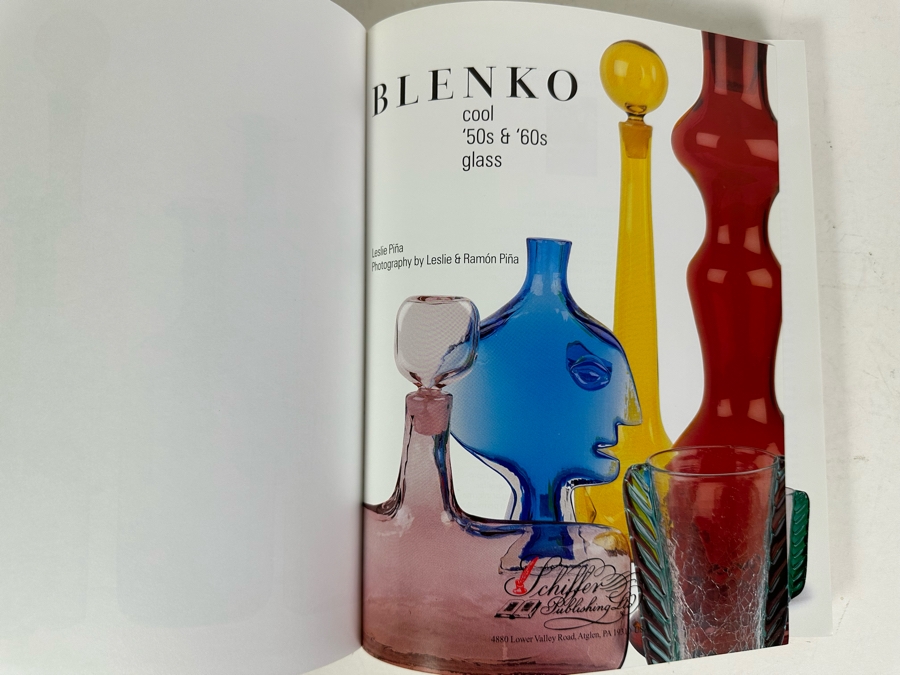 First Edition Hardcover Book Blenko Cool '50s & '60s Glass [Photo 2]