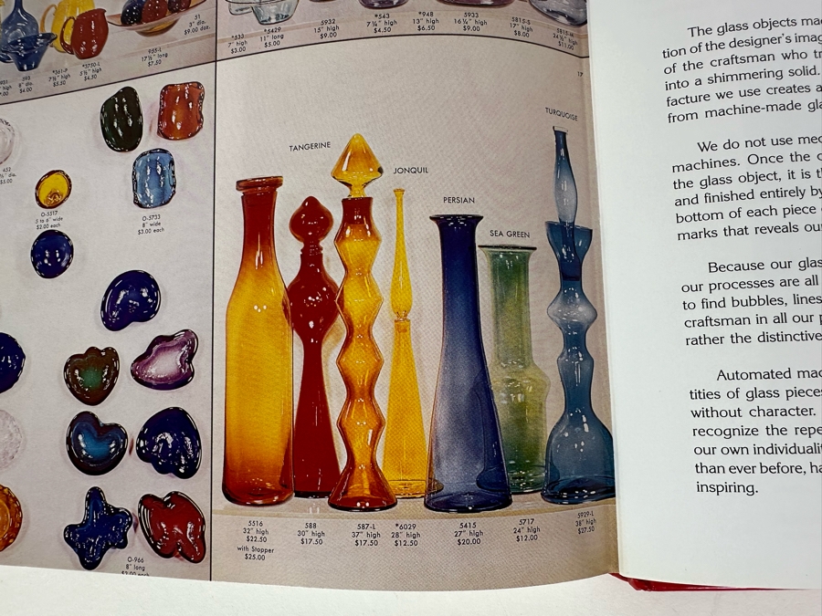 First Edition Hardcover Book Blenko Cool '50s & '60s Glass [Photo 5]