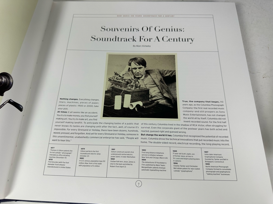 Limited Edition Sony Music CD Box Set - 100 Years Soundtrack For A Century With Hardcover Book Numbered 5,773 [Photo 8]