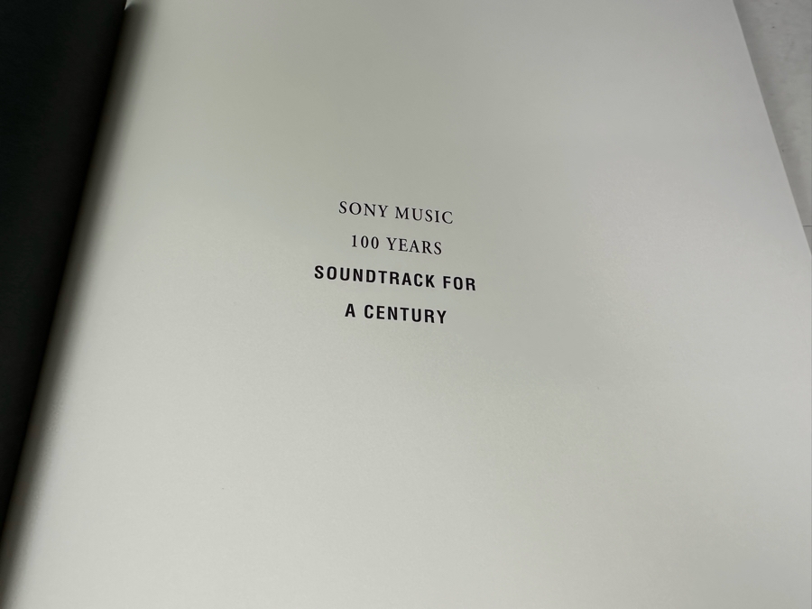 Sony Music 100 Years Soundtrack For A Century Limited Edition Sony Music CD Box Set - 100 Years Soundtrack For A