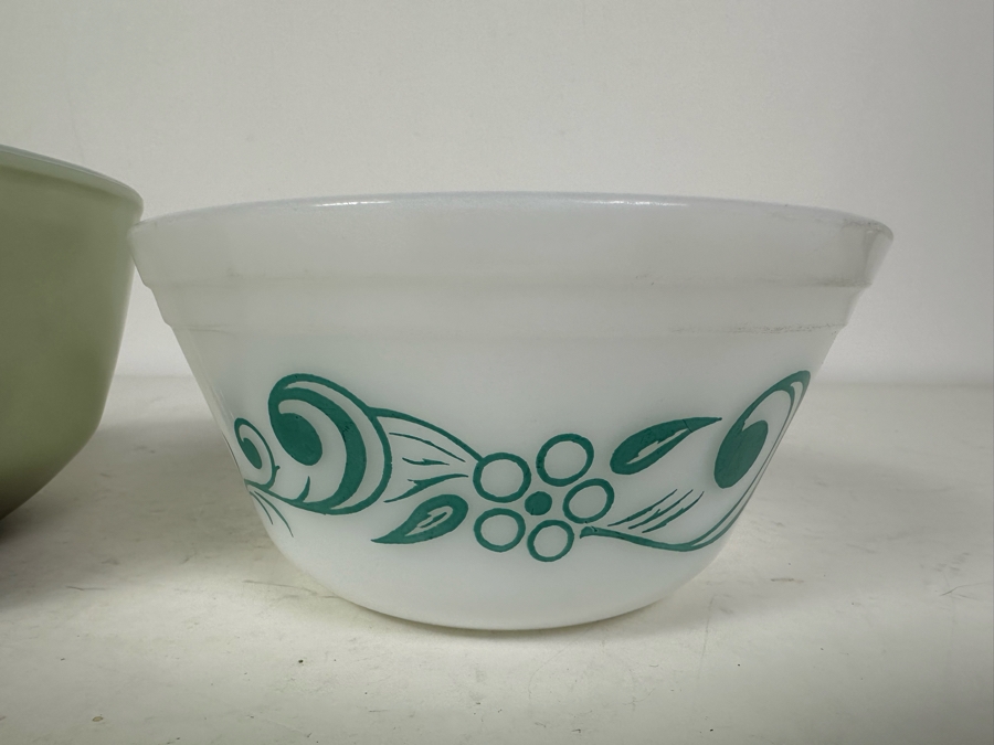 Pair Of Fire-King Bowls 6'W & 7'W [Photo 2]