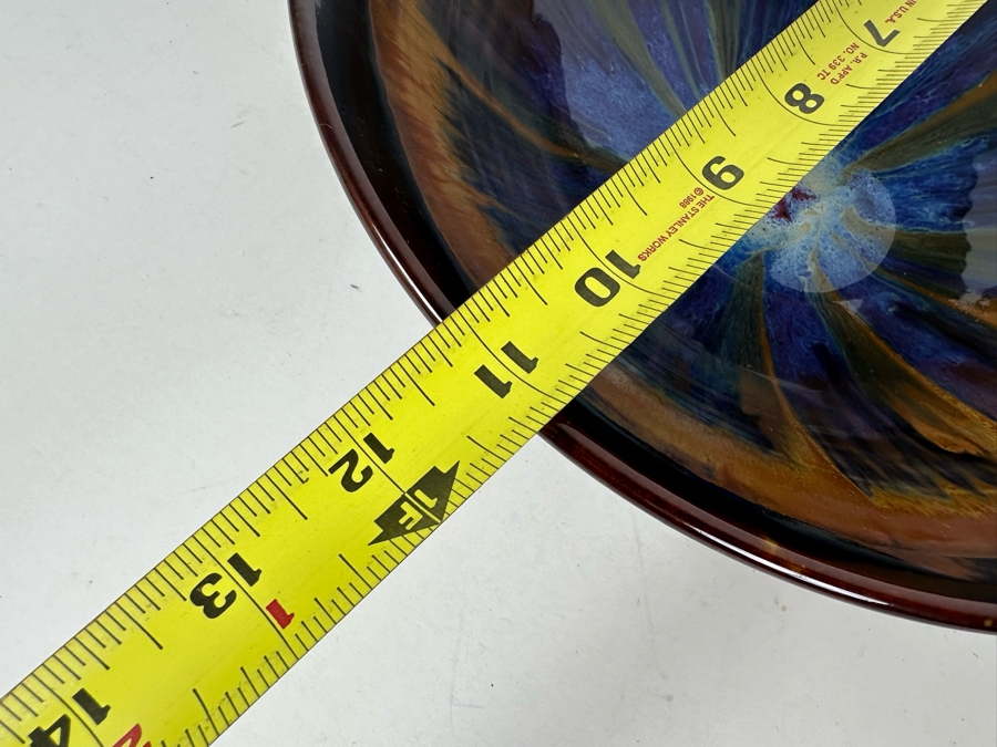 Stunning Artist Size Glazed Art Pottery Centerpiece Bowl 11'W X 3.75'H [Photo 10]
