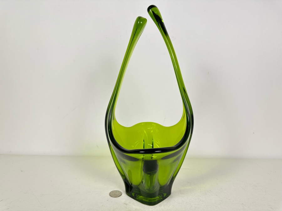 Beautiful Vintage Mid-Century Modern Viking Glass Company 1960s Open ...