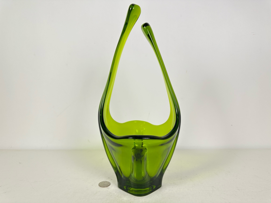 Beautiful Vintage Mid-Century Modern Viking Glass Company 1960s Open ...