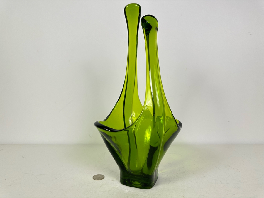 Beautiful Vintage Mid-Century Modern Viking Glass Company 1960s Open ...