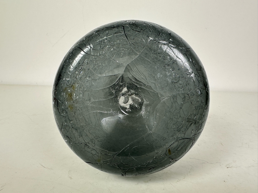 Vintage MCM Crackle Glass Pitcher 11.5'H [Photo 6]