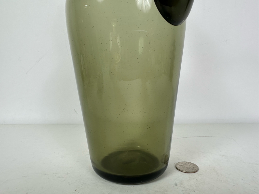 Vintage MCM Glass Pitcher 12'H [Photo 3]