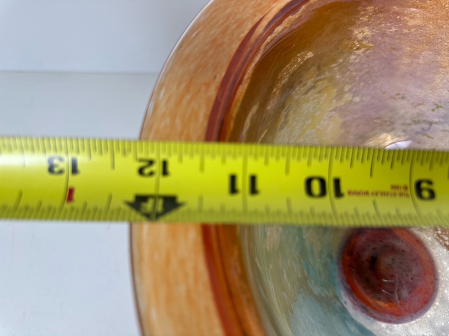 Impressive Signed Kjell Engman For Kosta Boda Footed Centerpiece Bowl 12'W X 10.5'H [Photo 9]