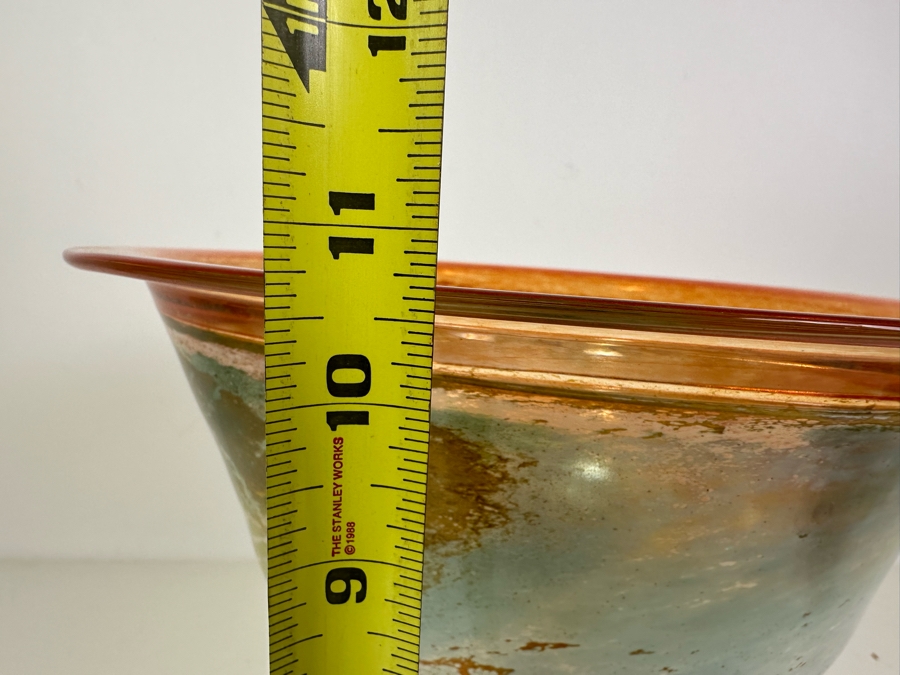 Impressive Signed Kjell Engman For Kosta Boda Footed Centerpiece Bowl 12'W X 10.5'H [Photo 8]