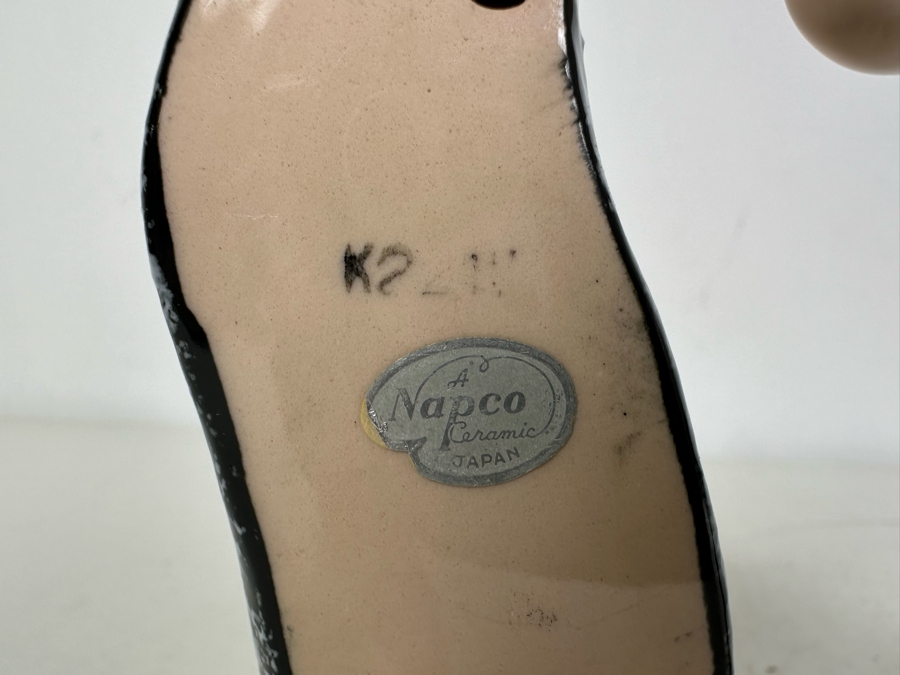 Pair Of Mid-Century Modern Napco Ceramic Figurines Japan 8'H [Photo 4]