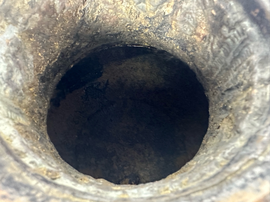 Vintage Hammered Metal Copper Arabic Metal Teapot 14'W X 14'H 107oz [Photo 12]