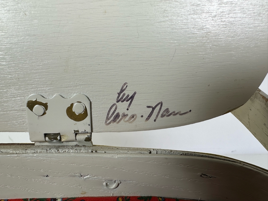 Vintage Hand Painted Owl Themed Basket Purse Handbag By Caro Nan 8.5'W [Photo 8]