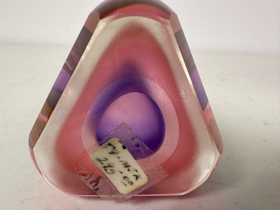 Ed Nesteruk (B. 1941, American) Art Glass Sculpture Paperweight 4.75'H Retails $295 [Photo 8]